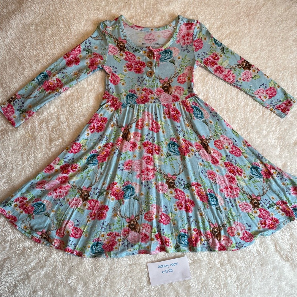 Posh Peanut long sleeve twirl dress